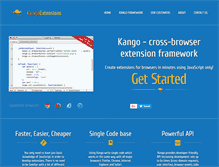Tablet Screenshot of kangoextensions.com